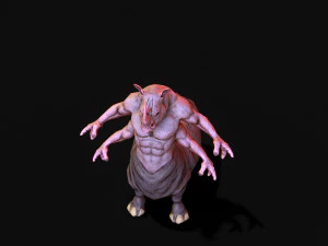 rinoceronte guerriero Modello 3D