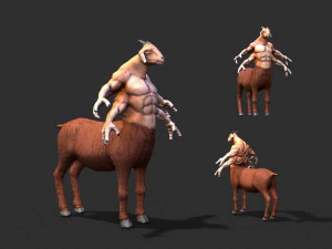 войовничий козел 3D Модель