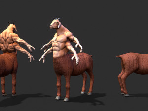 warrior goat Modelo 3D