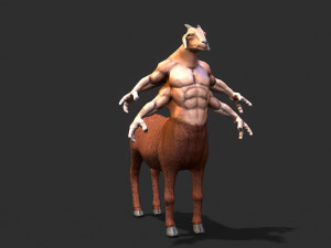 warrior goat Modelo 3D