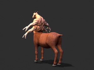 warrior goat Modelo 3D