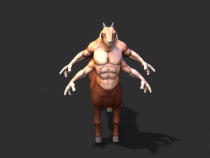 warrior goat Modelo 3D