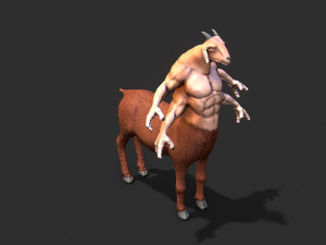warrior goat Modelo 3D