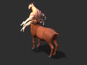 warrior goat Modelo 3D