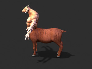warrior goat Modelo 3D