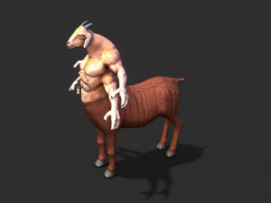 warrior goat Modelo 3D