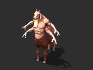 warrior goat Modelo 3D