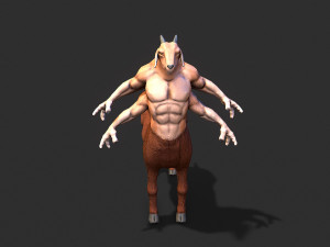 warrior goat Modelo 3D
