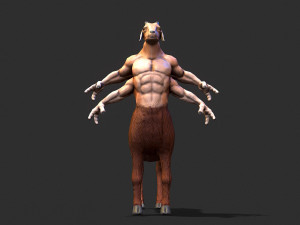 warrior goat Modelo 3D