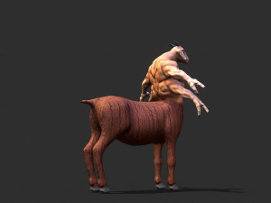 warrior goat Modelo 3D