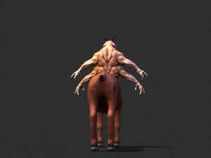 warrior goat Modelo 3D