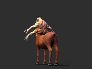 warrior goat Modelo 3D