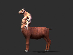 warrior goat Modelo 3D