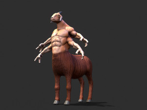 warrior goat Modelo 3D
