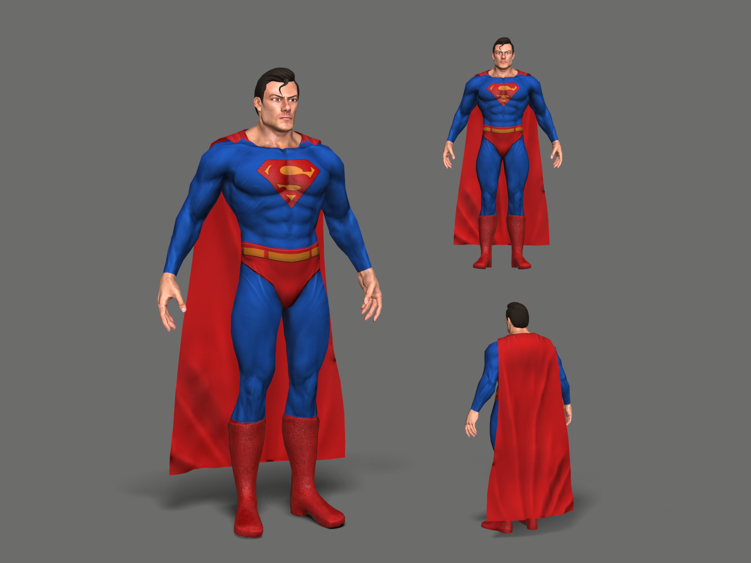 superman 3d png