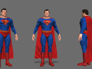 superman 3D Model