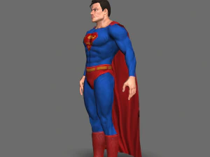superman 3D Model