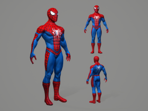 spiderman 3Dモデル