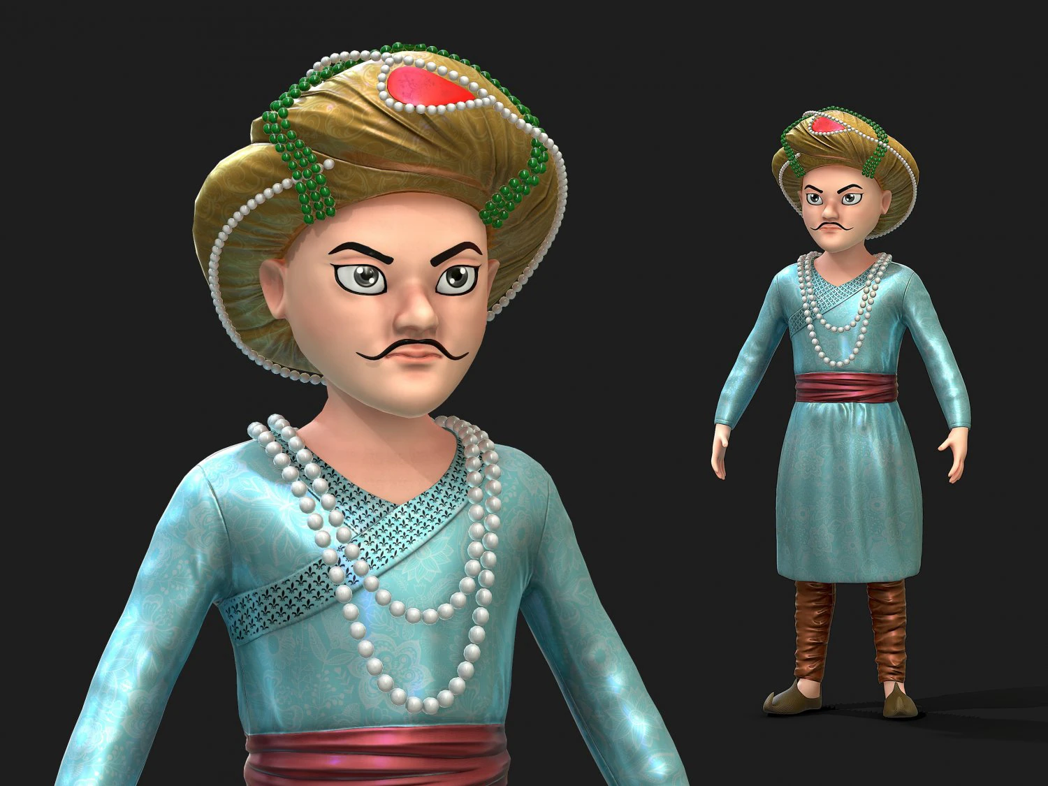 sultan 3D Model .c4d .max .obj .3ds .fbx .stl .blend