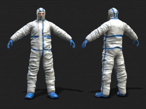hazmat worker 3D मॉडल