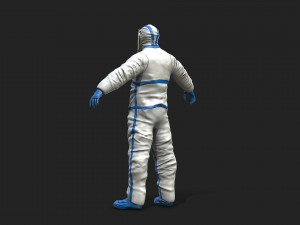 hazmat worker Modelo 3D