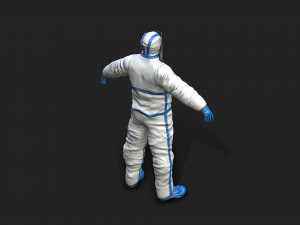 hazmat worker Modelo 3D