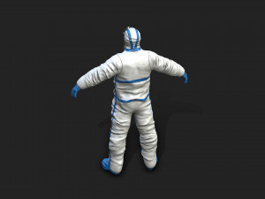hazmat worker Modelo 3D