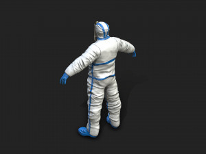 hazmat worker Modelo 3D