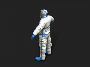 hazmat worker Modelo 3D