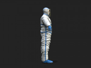 hazmat worker Modelo 3D