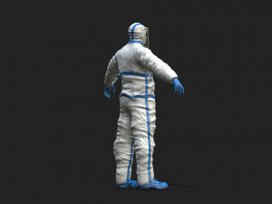 hazmat worker Modelo 3D