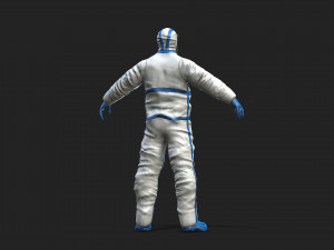 hazmat worker Modelo 3D