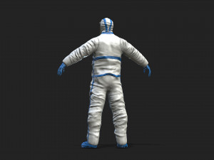 hazmat worker Modelo 3D