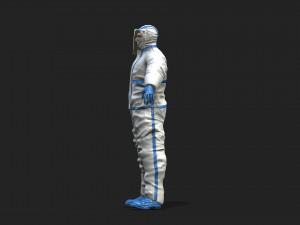 hazmat worker Modelo 3D
