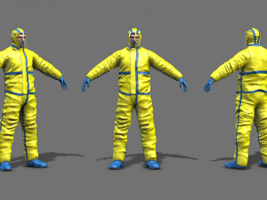 hazmat worker Modèle 3D