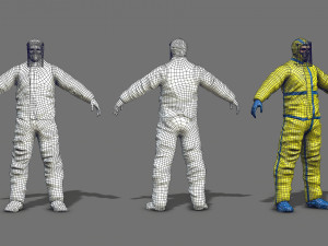 hazmat worker Modèle 3D