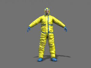hazmat worker Modèle 3D