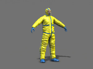 hazmat worker Modèle 3D