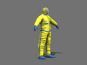 hazmat worker Modèle 3D