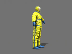 hazmat worker 3D Model