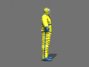 hazmat worker 3D Model