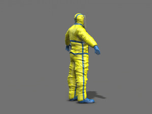 hazmat worker Modèle 3D