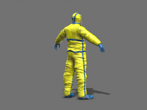 hazmat worker Modèle 3D