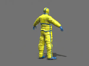 hazmat worker 3D Model