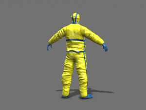 hazmat worker Modèle 3D