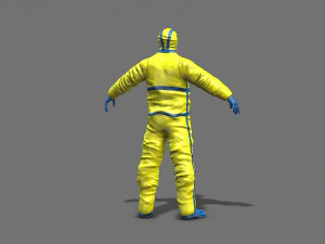 hazmat worker 3D Model