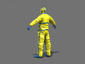 hazmat worker Modèle 3D