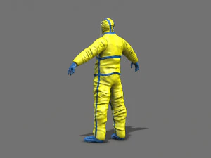 hazmat worker 3D Model
