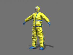 hazmat worker Modèle 3D