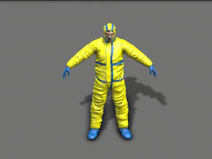 hazmat worker 3D Model